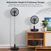 Belife X8 Portable Fan, Cordless Oscillating Fan with Remote, Foldable Adjustable Fan, USB Rechargeable 7200mAh Battery 2