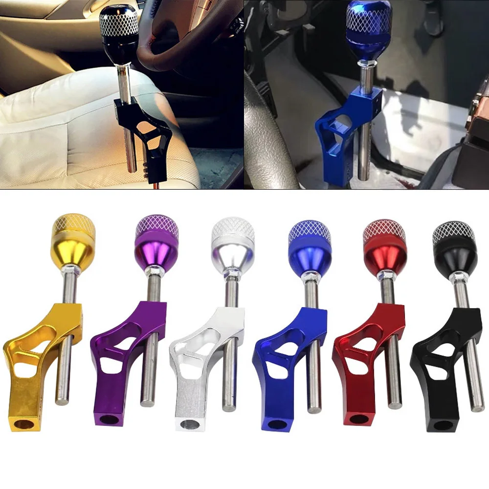 Aluminum Adjustable Shifter Lever Extender With Car Gear Shift Knob