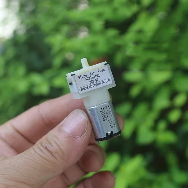 SKOOCOM SC3301PML 미니 032 모터 에어 펌프 DC 3V 3.7V 소형 마이크로 에어 산소 펌프 DIY 혈압 모니터 수족관 어항