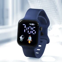 New Student Smart Watch Men's and Women's Astronaut Rocket Touch Screen Sports Electronic Watch Children's Festival Gift 1