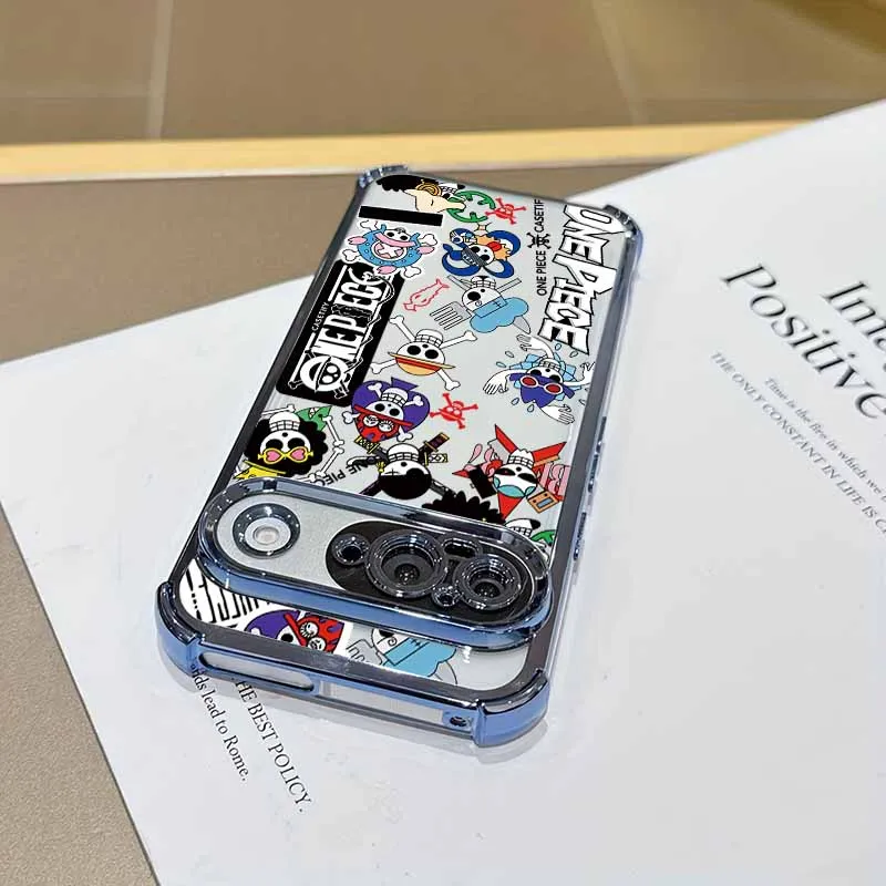 Plating Drop-proof Transparent Soft Phone Case Cover