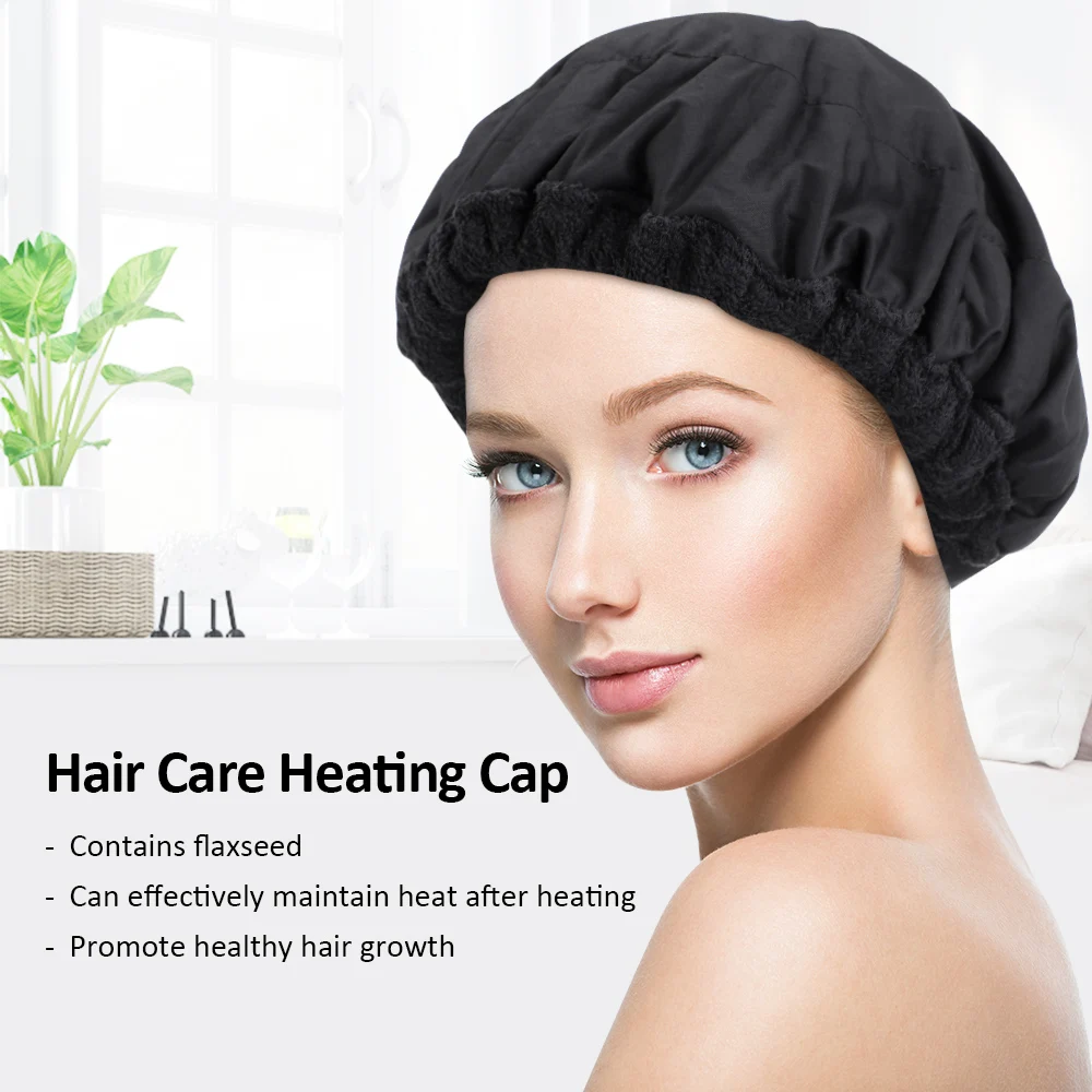 Thermal Cap Heated Head Cap Microwavable Hot Thermal Heat Cap Hair