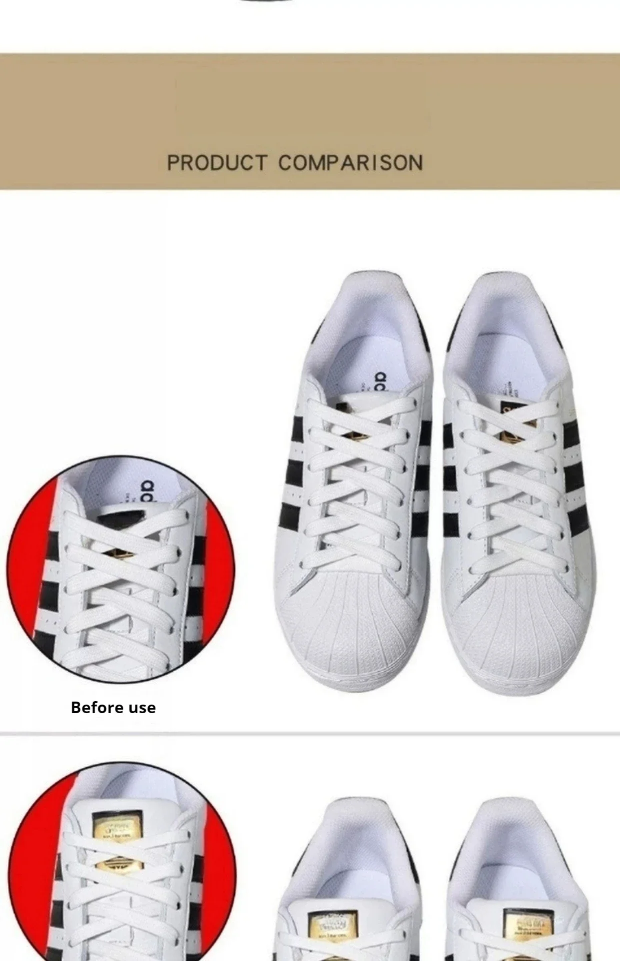 Faltenschutz, Schuhspanner, Anti-Verformung, interne Unterstützung, Schuhe, Bahre, Formung, Anti-Falten, Turnschuhe, Schuh hält 2 Stück/4 Stück – Detail 10