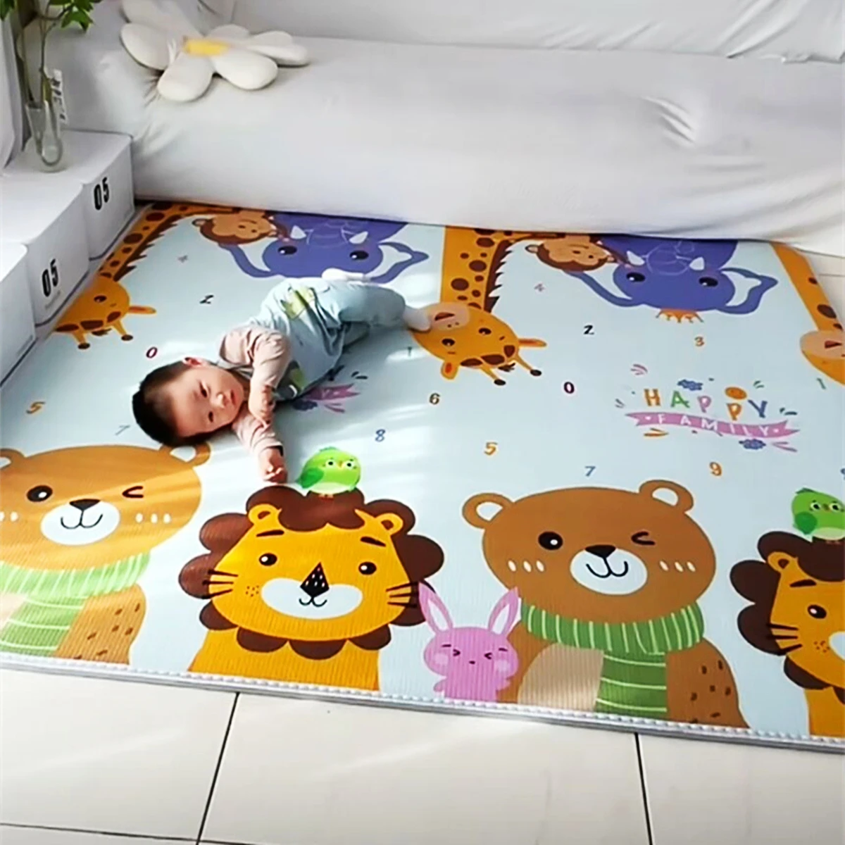 2024 New Baby Play Mat Puzzle Children's Mats Thicken Tapete Infantil Baby Room Crawling Pad Folding Mat Carpet Birthday Present