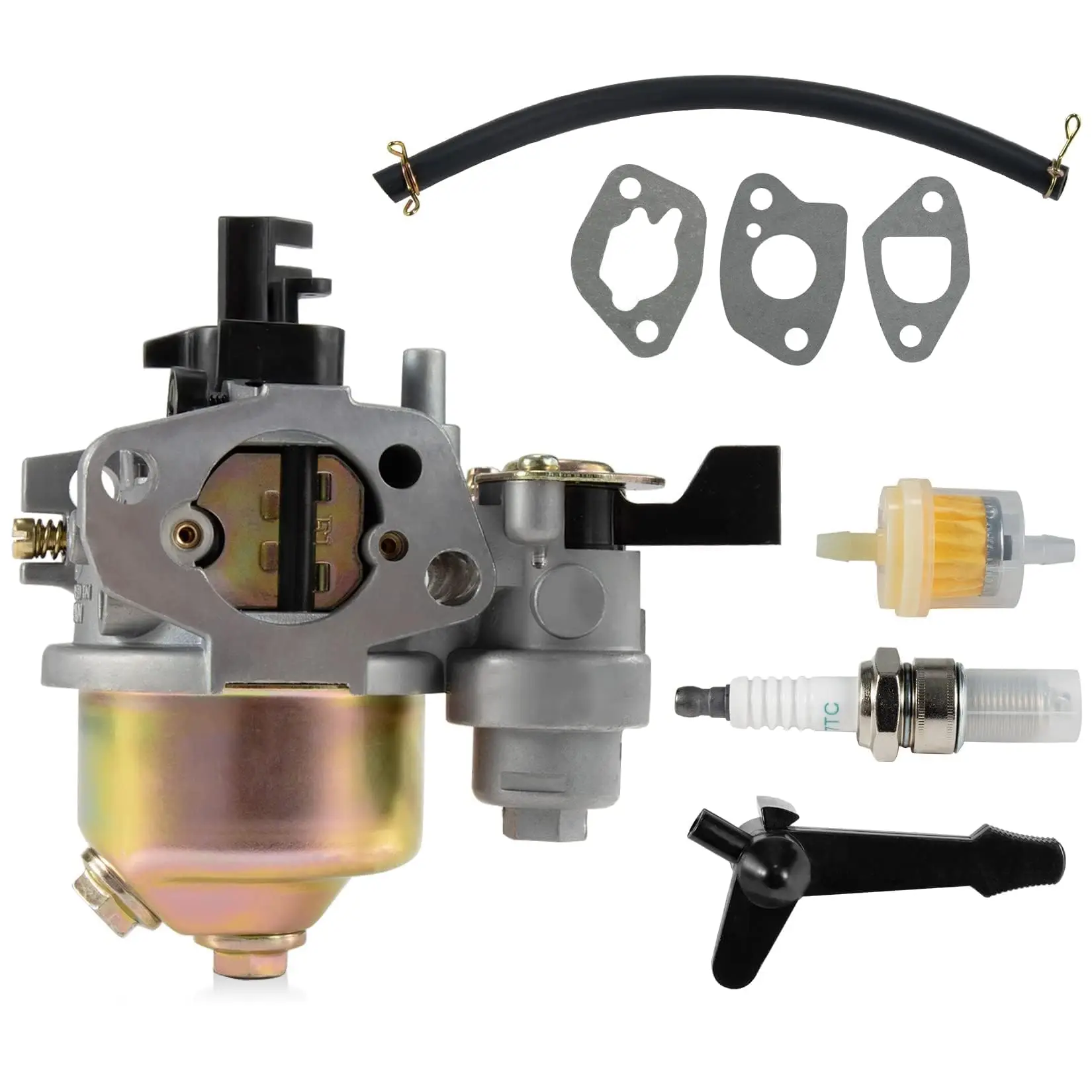 GX160 Carburetor Kit for HONDA GX120 GX140 GX160 GX168 GX200 5HP 5.5HP 6.5HP Engine Replaces for 17210-ZE1-517 16100-ZH8-W61
