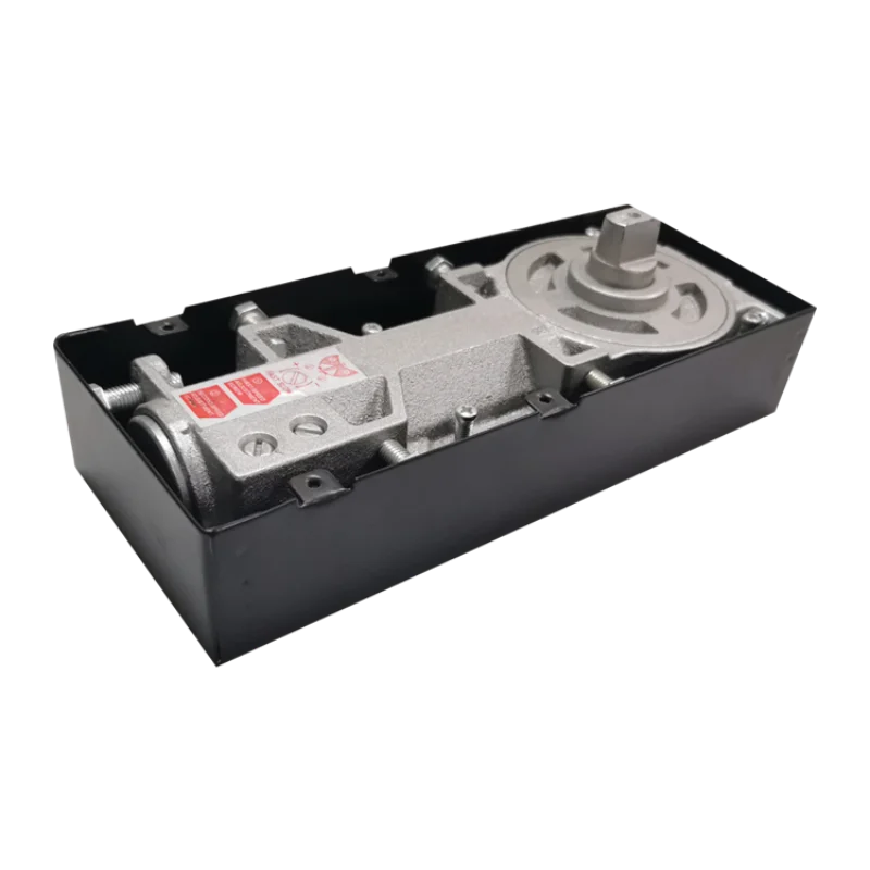 

Single Cylinder Floor Hinge Glass Patch Fitting Aluminum Alloy Body for Glass Door Hardware Floor Spring