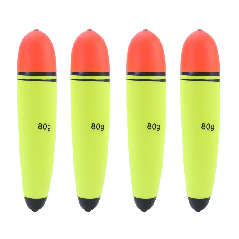 EVA Fishing Float Bobber for Float Light Stick Foam Plastic Bobber Sea Rock Fishing Striking 4pcs 10/30/40/60/120g fishing tackle fishing float fishing floats fishing bobber