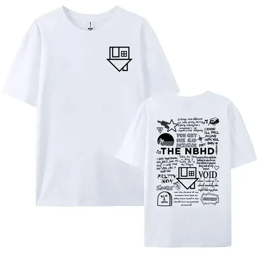 The Neighborhood NBHD Band Printing T-shirt Cotton High Quality Women/Men Tshirts Ropa Mujer Casual Short Sleeve Tee-shirt Male 4