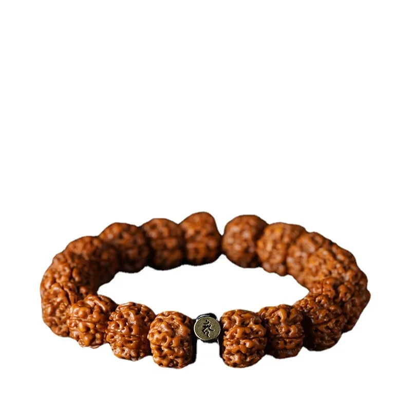 

Rudraksha Bracelet Benmingfo Antique Men's and Women's Boutique Bracelet Small Original Seed Plate Collectables-Autograph Rosary