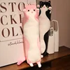 Kawaii Cat Plush Hold Pillow Cute Animal Cat Soft Toys Office Break Nap Sleeping Long Pillow Cushion Stuffed Gift Doll for Kids 4