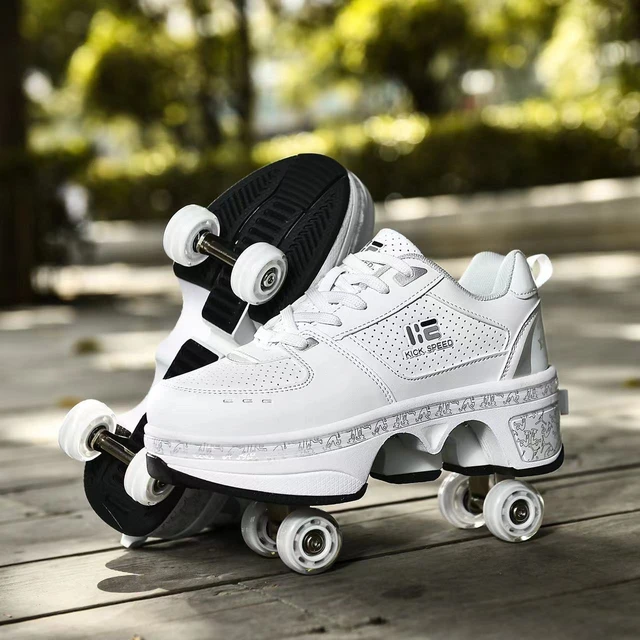 Kids Roller Skates Inline Children 4 Wheels Sneakers Beginner Boy