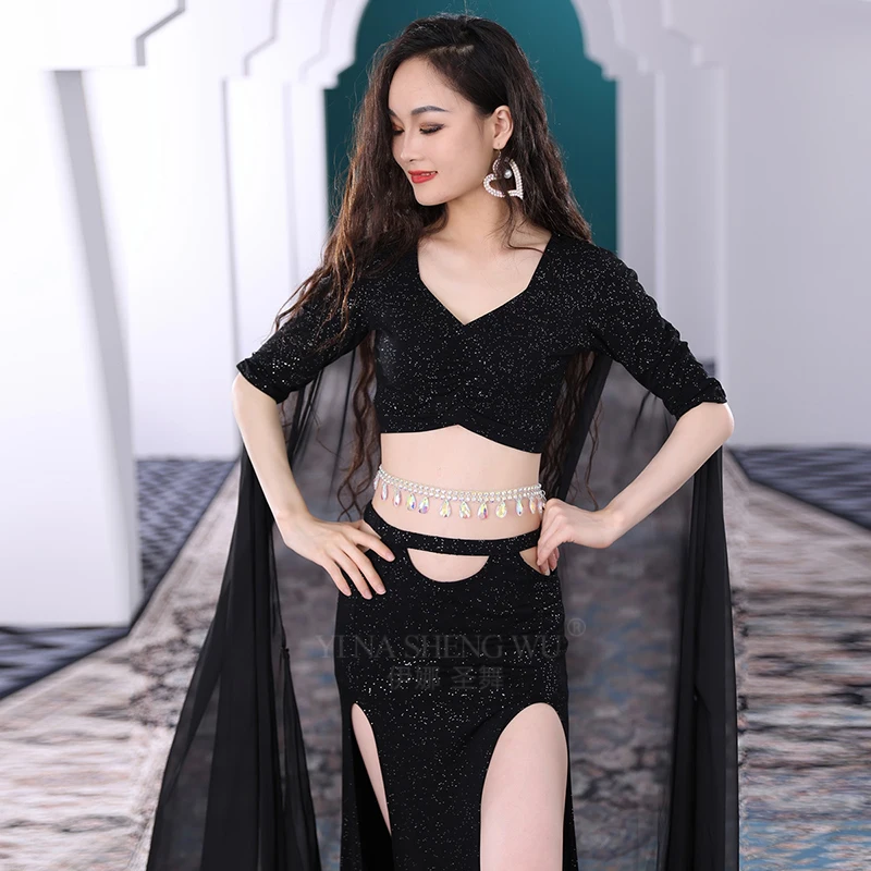 

Women Belly Dance Waist Chain Belt Shine Layered Rhinestone Belt Body Jewelry Dance Accessories Bikini Chain Adjustable Women