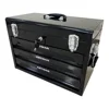 Mechanics Tool Set, Steel 3-Drawer Toolbox with Comprehensive Tool Set, Portable Repair Hand Tool Kit Set, Black Tools Cabinet 3