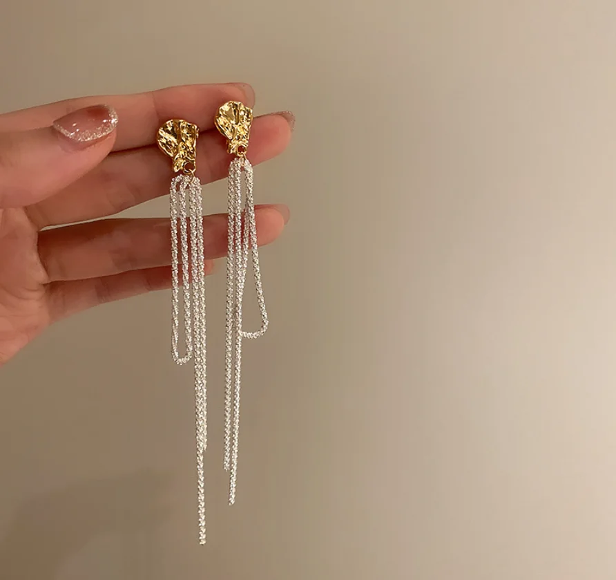 2022 new trend Simple S925 silver needle alloy vintage elegant Earrings for women fashion Jewelry
