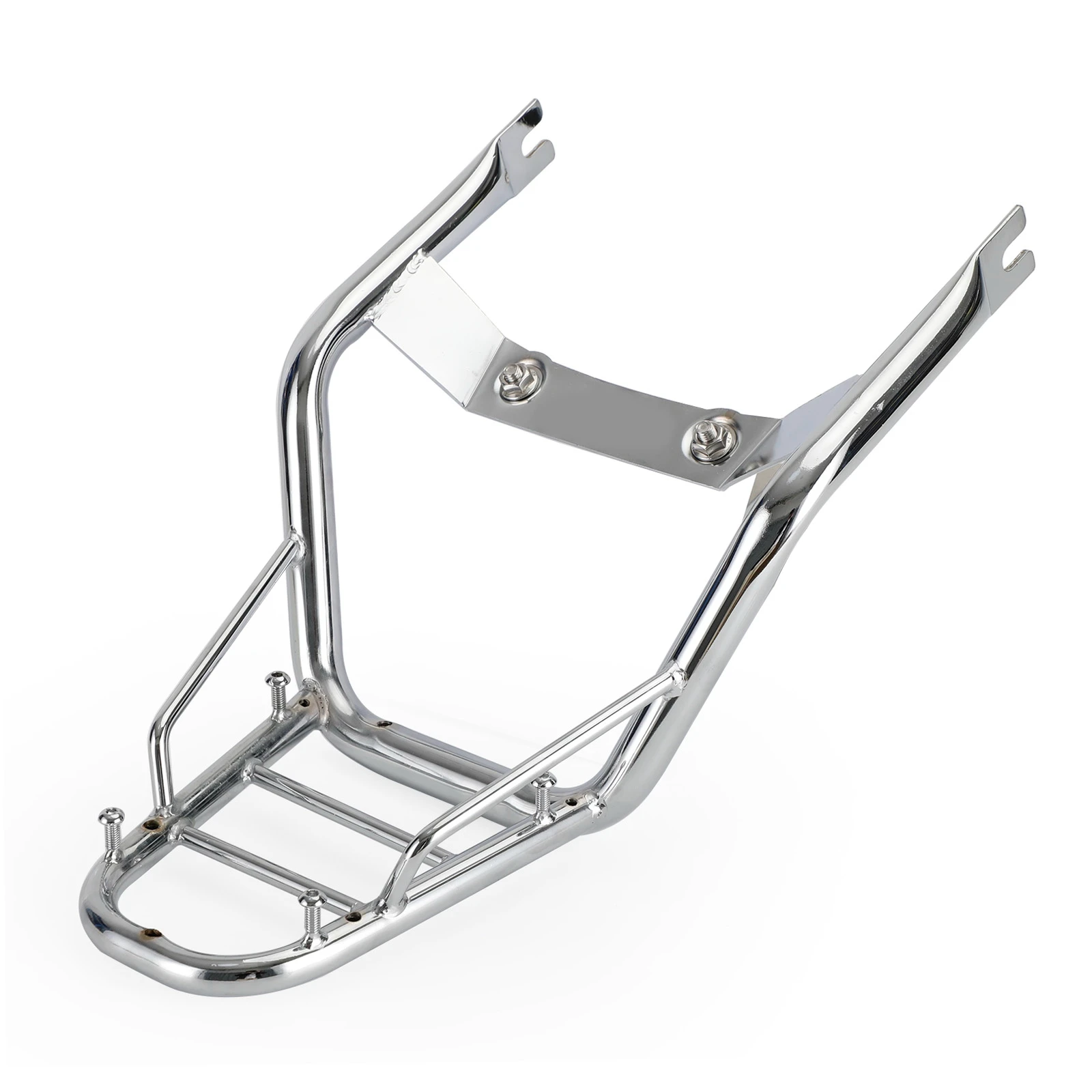 Areyourshop Rear Rack Chrome Luggage Carrier for Honda Z125 Monkey 125 motorcycle luggage rack