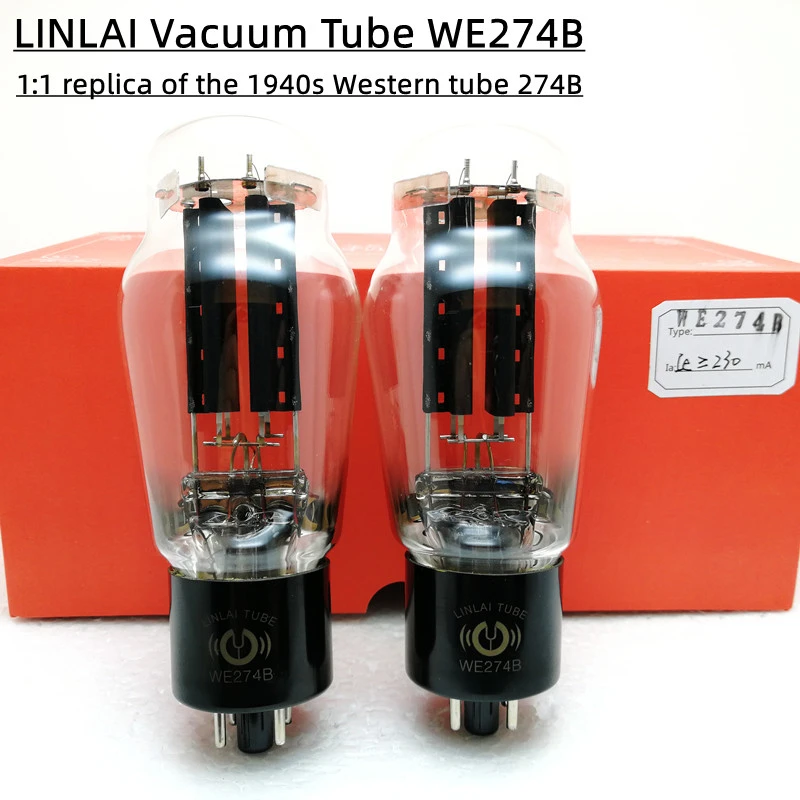 LINLAI Vacuum Tube WE274B Replaces 5U4G/5R4G/5Z3P/GZ34 Electron Tube Factory Test And Match