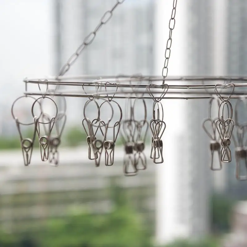 Wire Laundry Clips Durable Wire Laundry Clips Bulk Clothes Pegs Heavy Duty Hangings Outdoor Clothesline Paper Files