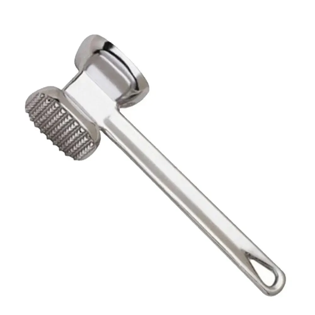 Meat Tenderizer Hammer 19cm Household Aluminum Alloy Steak Metal Mallet Kitchen Tool Double-Sided meat tenderizer meat hammer