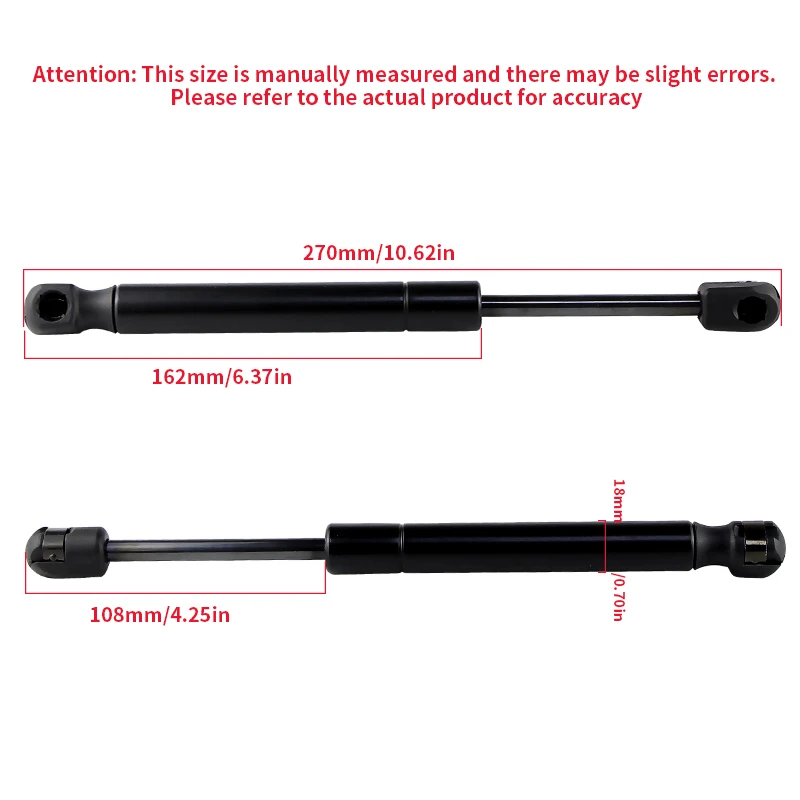 Front Bonnet Hood Gas Struts Support 1117690 Ford Mondeo MK3 2000-2007 660N OEM#:1S7116C826AD 1117690 1120812 2PCS