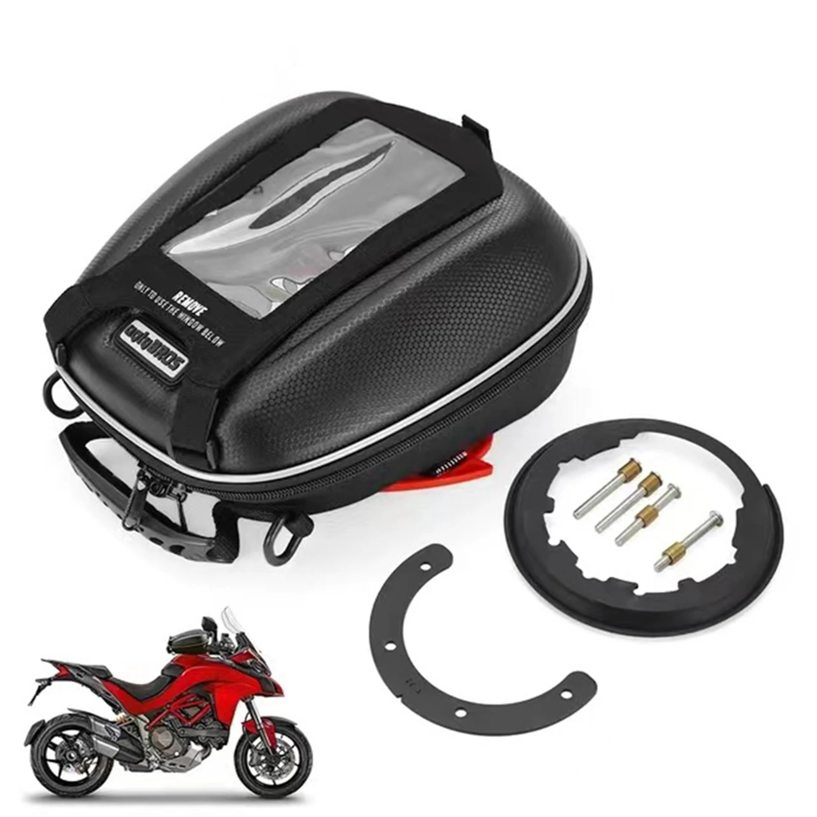 

For BMW R1200GS R1250GS F750GS F850GS R1200 R1250 R/RS/RT F900 R/XR Tank Bag Luggage Tanklock Racing Motorcycle Tank Front Bag