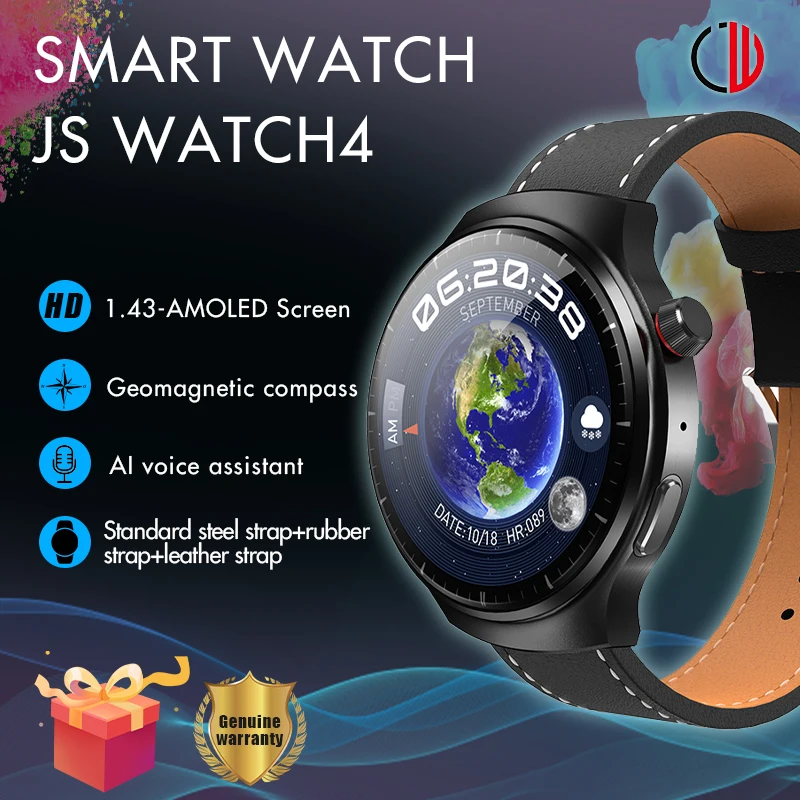 

JWMOVE Smart Watch Men Women For Huawei Watch GT4 Pro Blood Sugar Compass Sport Fitness Tracker Altitude Waterproof Smartwatch