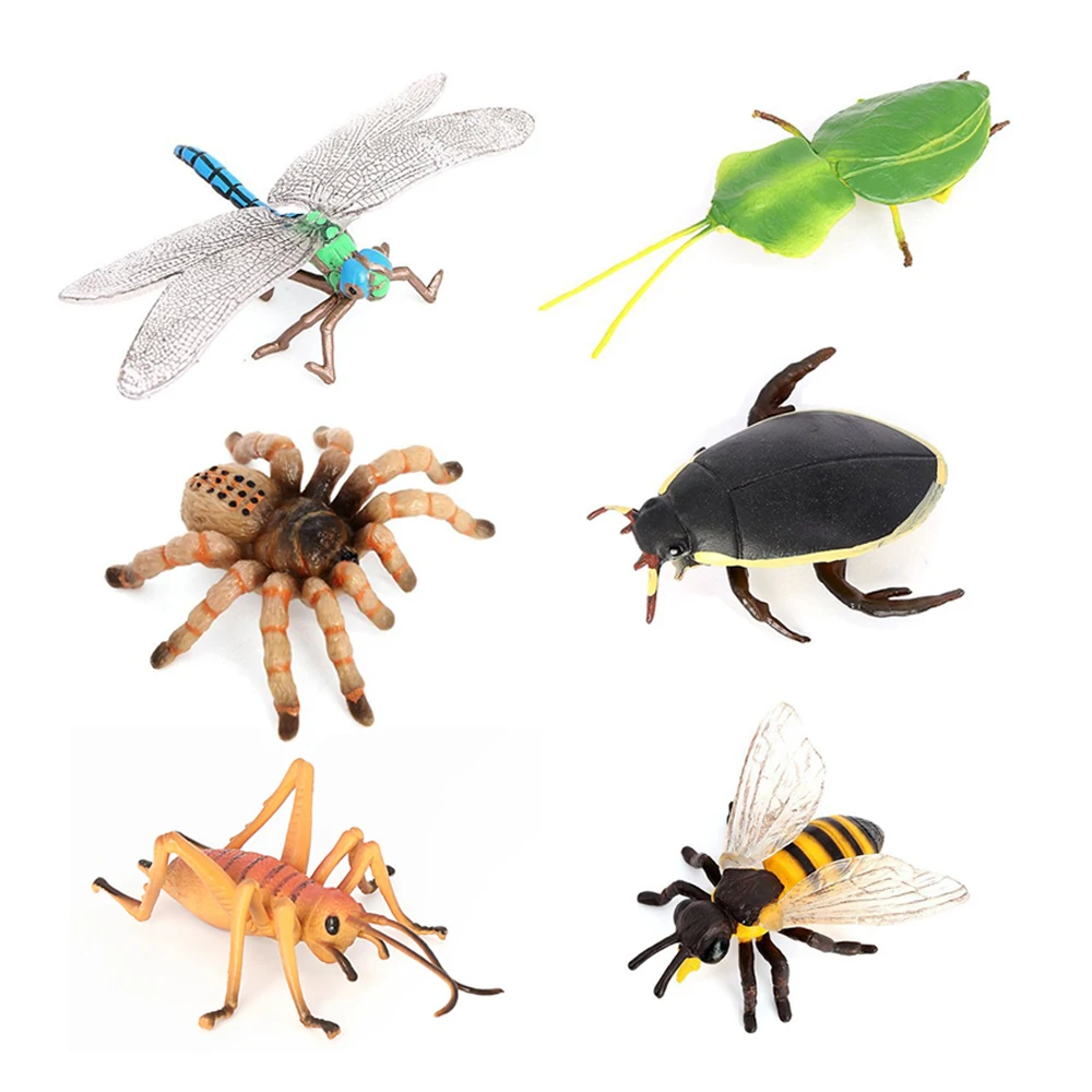 Insect-Themed Miniature Animal Figurines