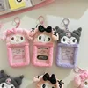 Cute Cartoon Characters Plush Kpop Album Card Holder Bus Card Bank ID Card Protective Display Sleeves Students Bag Pendant Gift 2