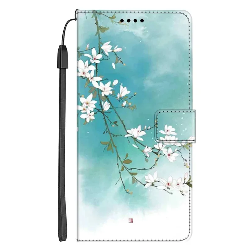 Elegant Flip Leather Wallet Phone Case - Magnetic Holder and Book-style Design