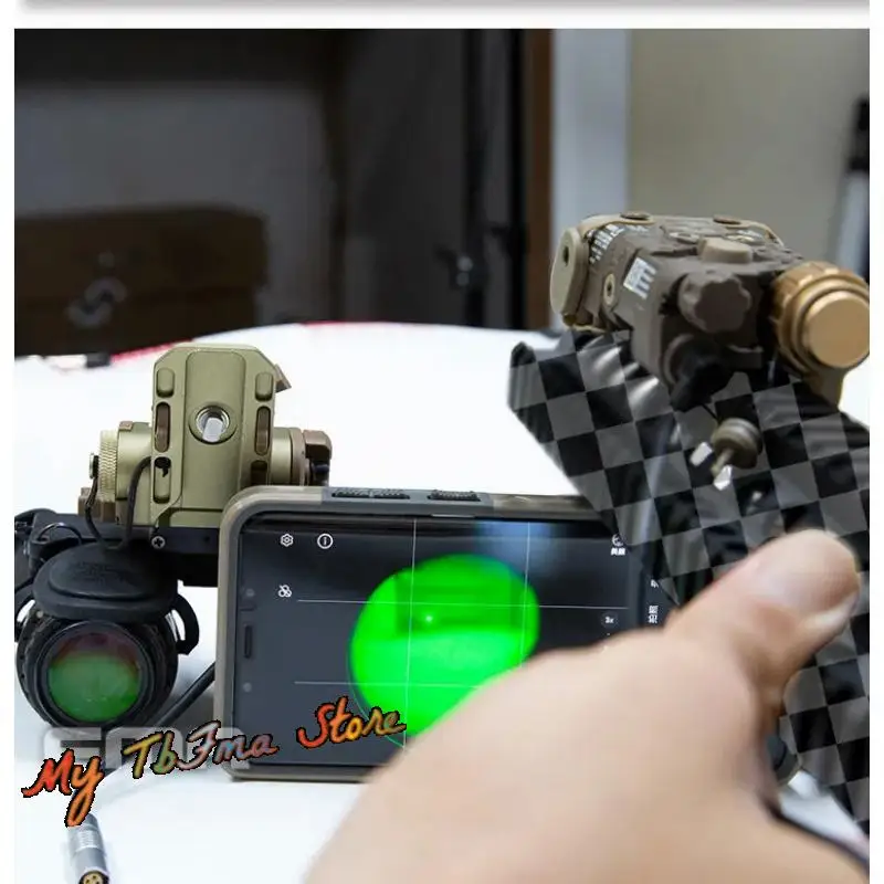 Upgrade Version FMA LAB Mini PEQ-NGAL LED Light Flashling + IR Red