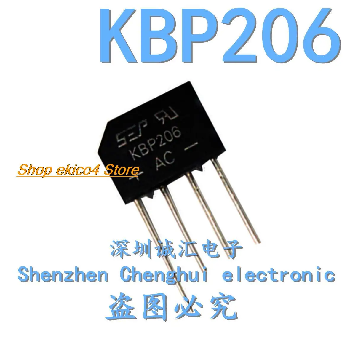 

10 шт., KBP206 KBP 2A 600V