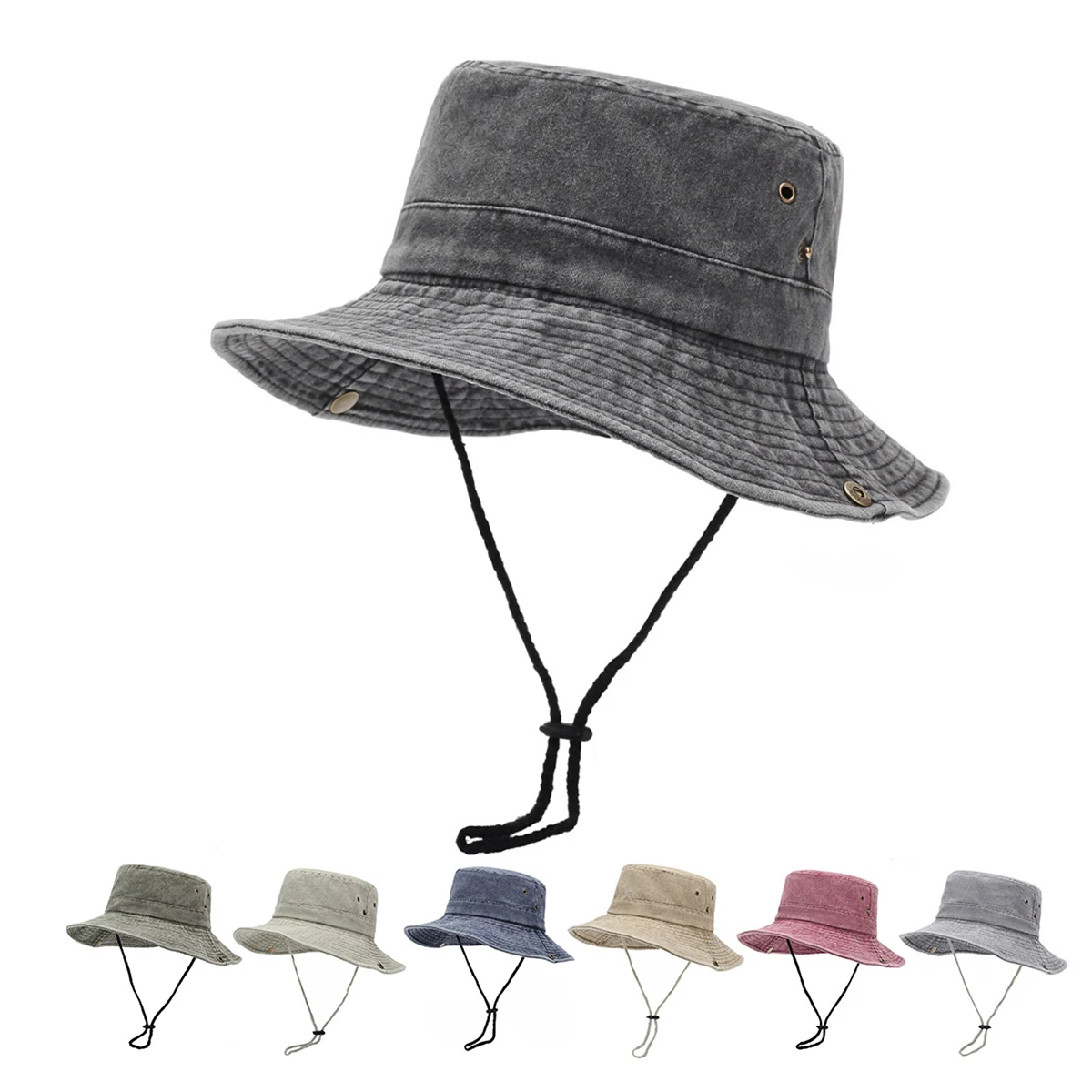 Western Cowboy Retro Outdoor Sun Hat for Women, Uv Protection, Hiking and Climbing Hat, Men's Fisherman Sun Hat, Vintage Fishing Hat