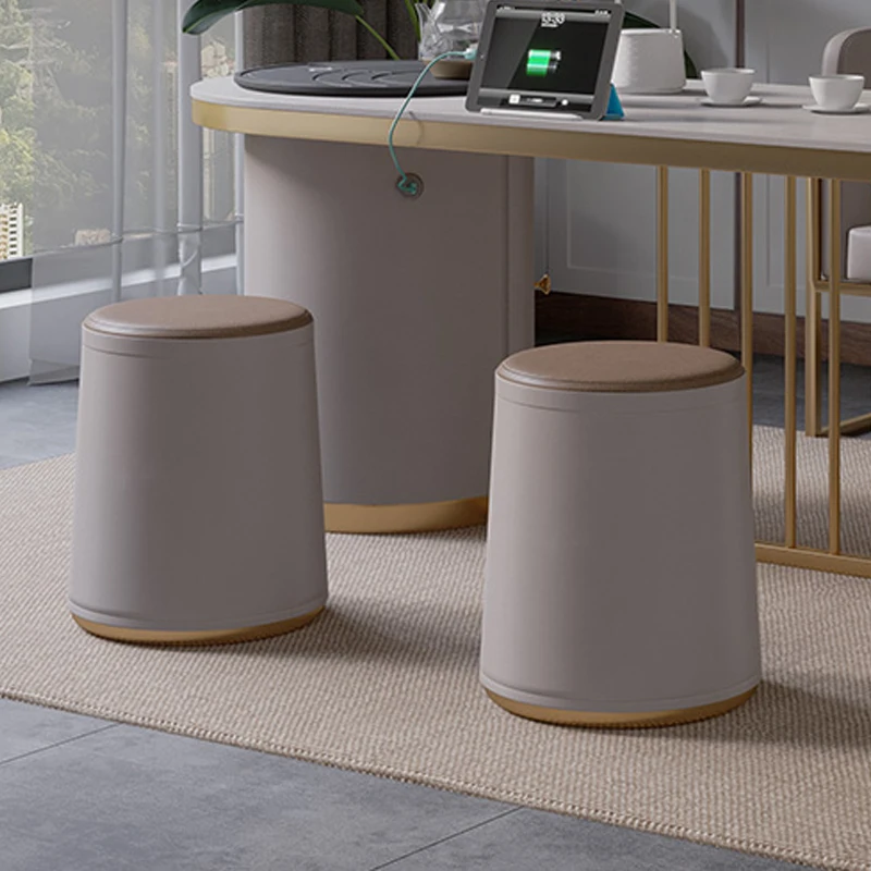 

Табурет, маленький кожаный Пирс, диван-табурет, мягкое лицо, чайный столик, круглый табурет для домашней гостиной