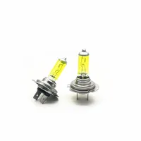 2 Pcs H7 12V 55W Yellow Lights 3000K Car Lights Accessories Headlight Auto Fog Lamps Halogen Bulbs 1