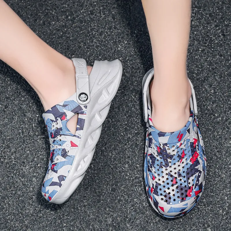 Beach sandals summer sandals women sandals unisex outdoor platform slippers Eva sole slide clogs