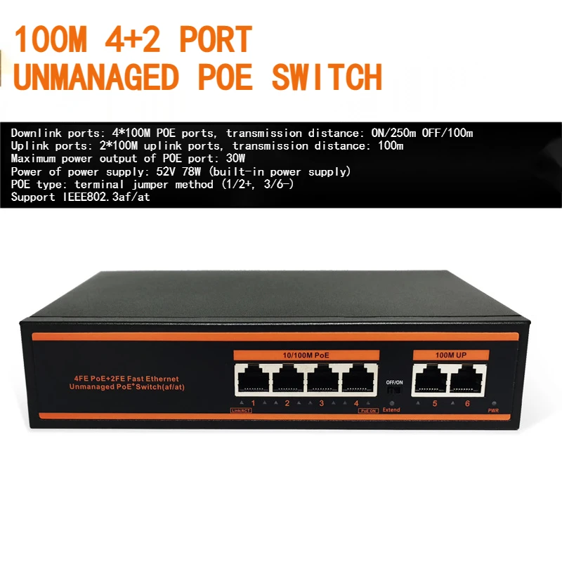 tlg-604ep-2e-telecamera-di-videosorveglianza-switch4-2-100m-poe-switch