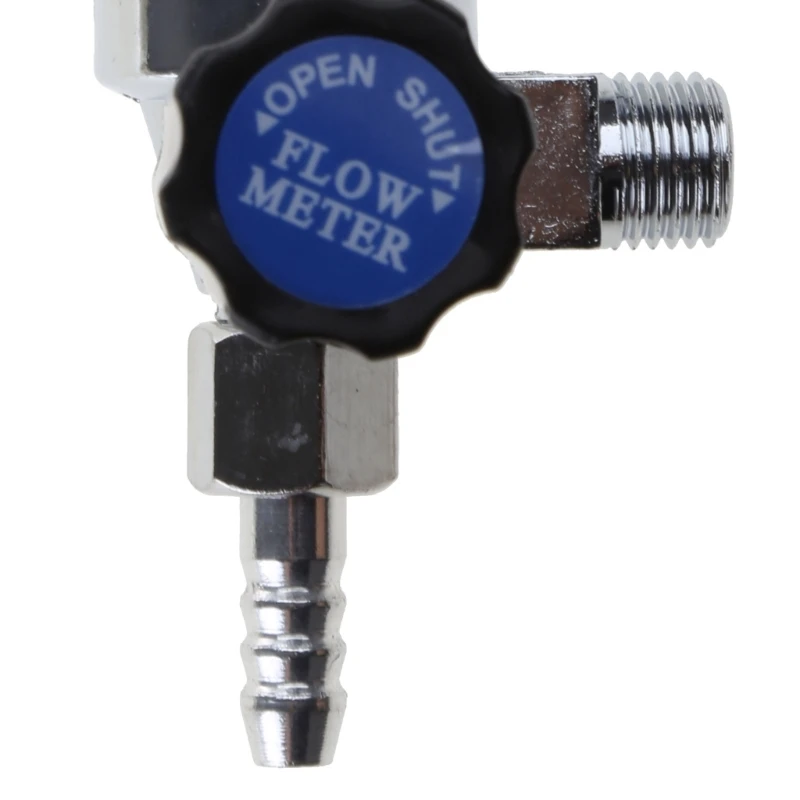 1 / 4PT 0.15 MPA 7mm Barb D&eacute;bitm&egrave;tre gaz Argon AR / CO2 R&eacute;gulateur soudure Weld