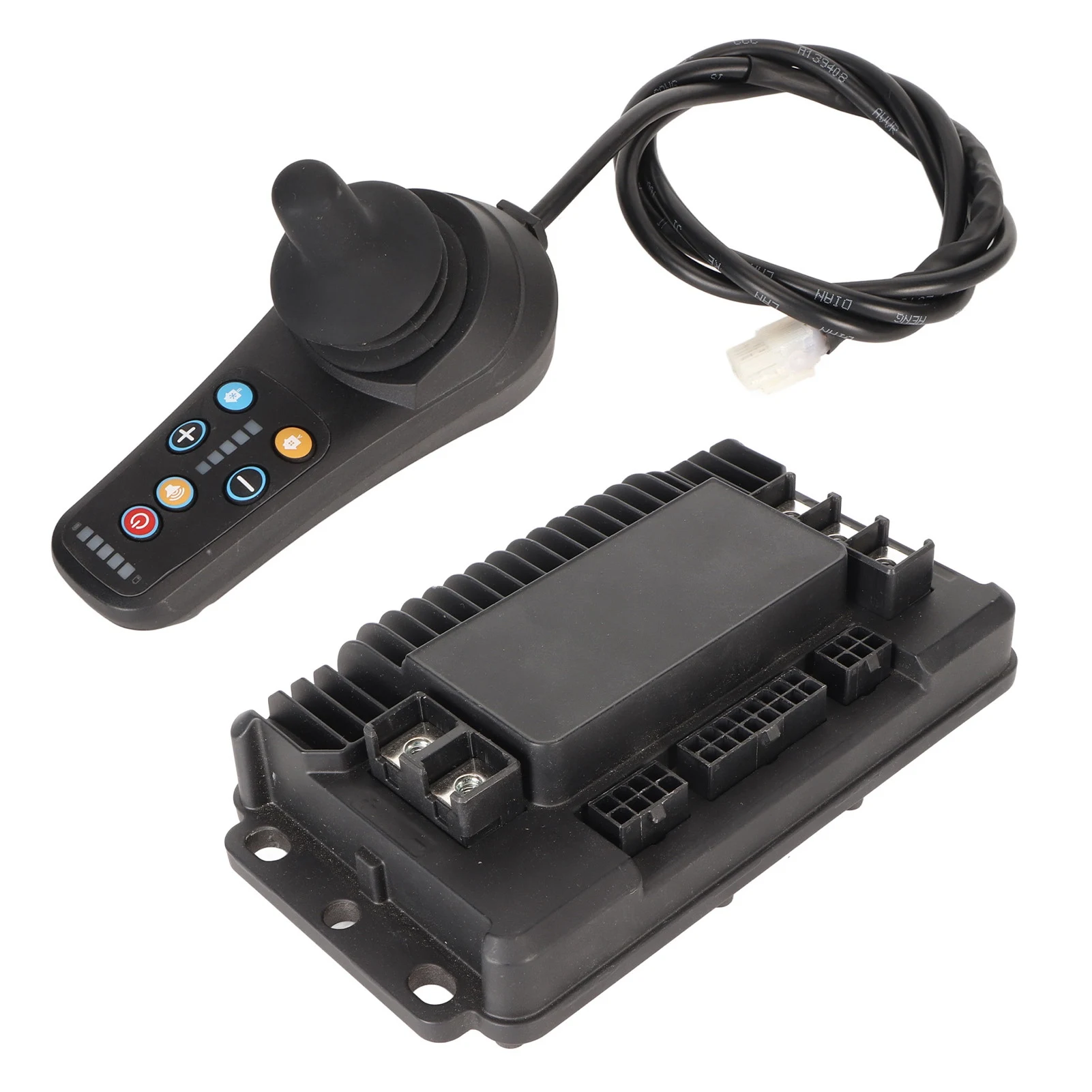 Wheelchair Joystick Controller with Brake 50A Smart DC24V Power Wheelchair Joystick Controller Replacement for Intelligent Robot