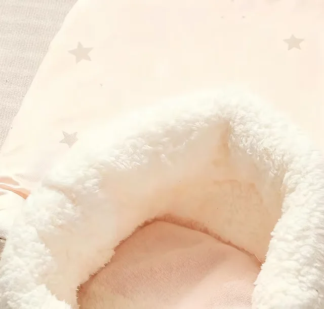 Cat Plush Sleeping Bag Winter Pet Warm Hiding House Soft Thickened Drilling Nest For Kitten Puppy 6