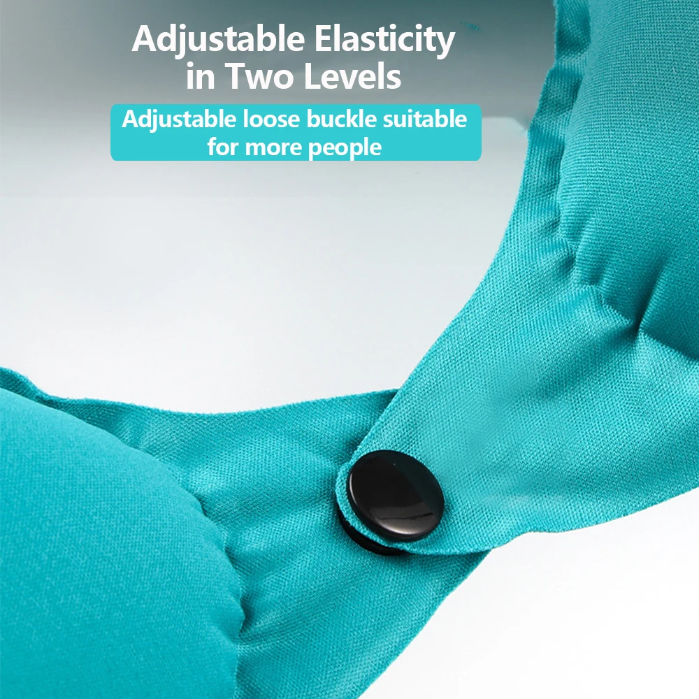 Compact Inflatable Travel Neck Pillow with Ergonomic Support