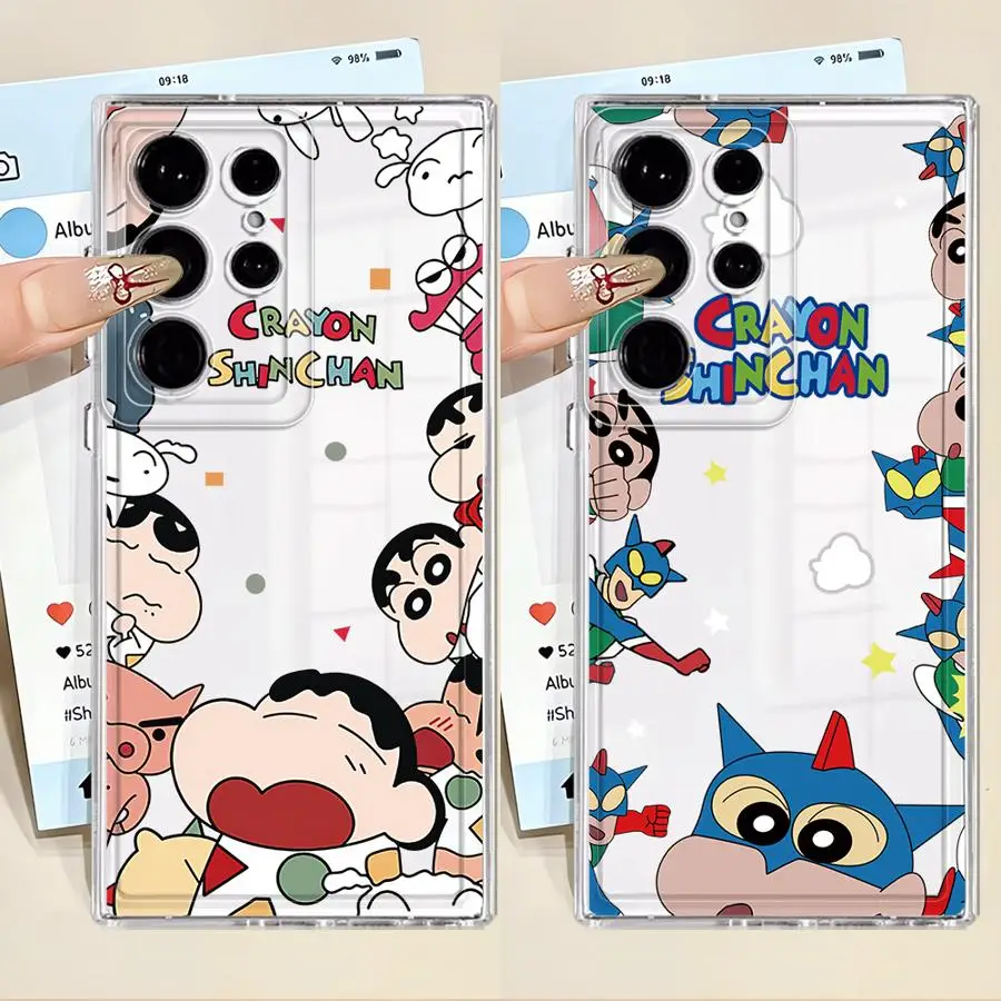 Cartoon Crayons Shinchan Phone Case Cover