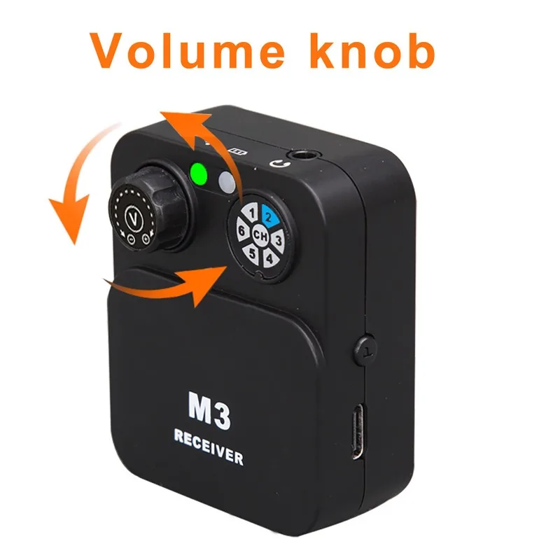 전문가용 인이어 모니터링 시스템 2.4G 실시간 무지연 IEM 시스템 (가수, 밴드, 야외 무대 공연용)