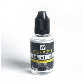 레이스 클로저용 언로드 헤어 글루 리무버, 가발, 토피 헤어 익스텐션, 살롱 글루 리무버, 1 FLOZ (30ml)