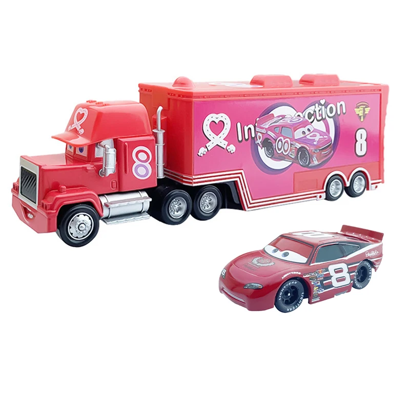 LKW-Rennfahrzeug Automodell Cars 2 Spielzeug Lightning Mack Truck Jackson Storm Cruz Ramirez Rescue 3 Sammlung Dinoco Geschenk – Detail 20