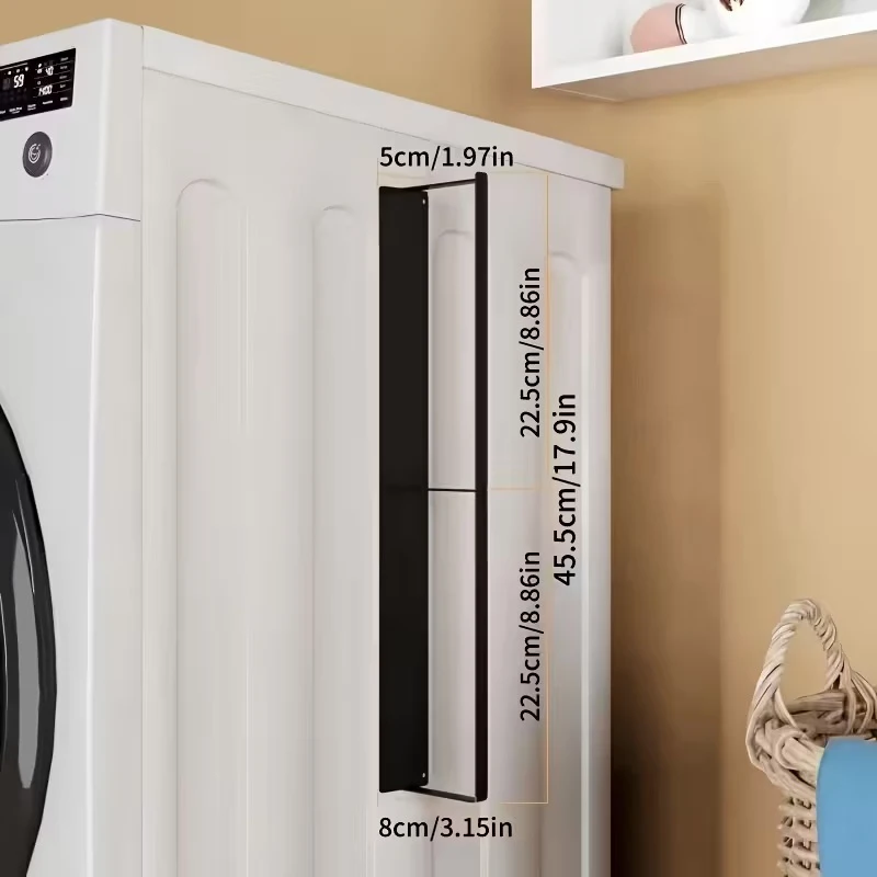 Washing Machine Storage Rack Clothes Rack Side Hanging Wall Rack Bathroom Shoe Rack Clothes Hanging Storage Rack