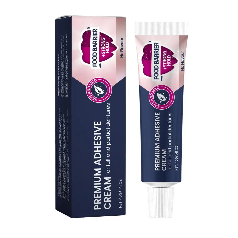 Denture Adhesive Cream Extra Strong Hold For Secure Comfort_voghion.com