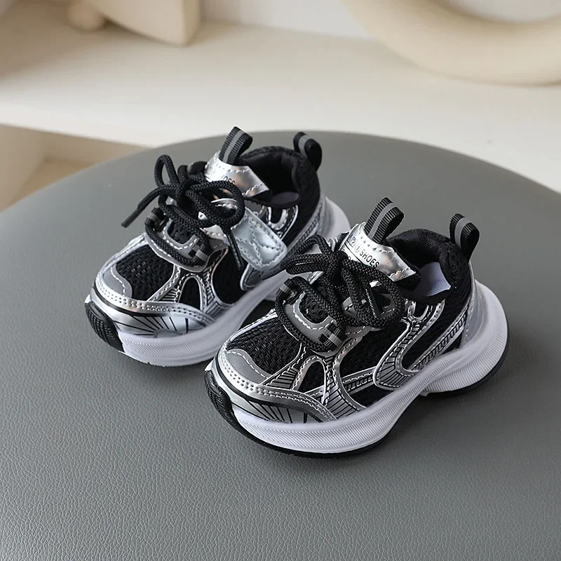 Little Kids Sneakers 2025 Spring Autumn Children Casual Shoes Soft Breathable Mesh Unisex Boys Girls Sport Shoes 4