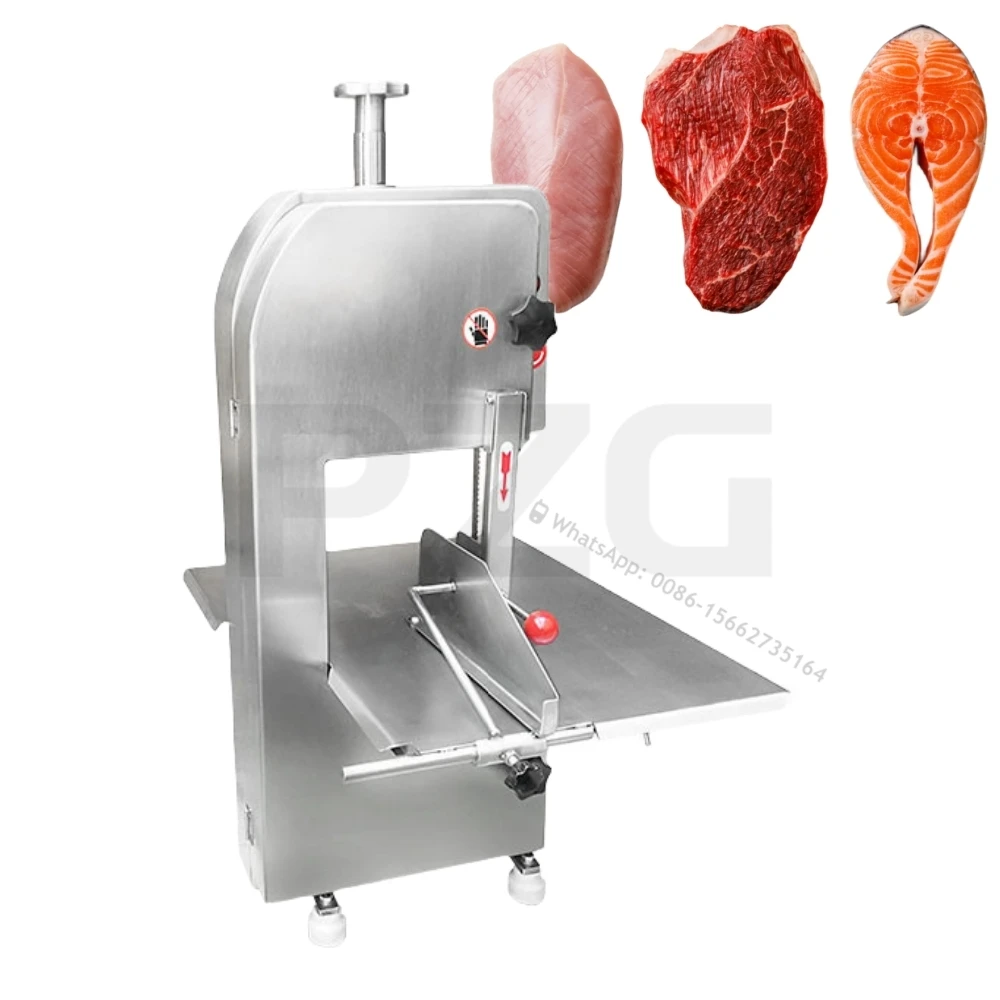 

Stainless Steel Meat Band Saw Bone Sawing Machine Commercial Chicken Cutter Frozen Pork Trotters Cutting And Dicing Equipment