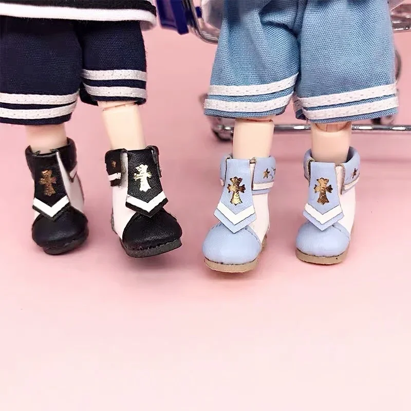 ob11 doll shoes baby clothes fashion Martin boots cowhide shoes for obitsu11, holala boots, body9, GSC, DDF, 1/12bjd doll shoe