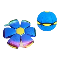 Blue Flying Saucer Ball Outdoor Parent Children Toy Foot Magic Deformation Foot Pressure Decompression Vent Ball 2