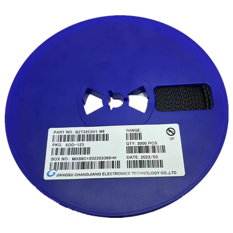 

100 шт./партия BZT52C5V1 W8 5,1 V I45020AT1G AD SOD-123